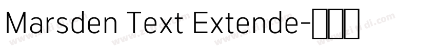 Marsden Text Extende字体转换